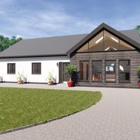 ✔ 127 Sq.m
✔ 3 Bedrooms
✔ Living: 5.33 x 3.71m
✔ Dining: 5.33 x 2.85m
✔ Kitchen: 5.33 x 3.29m
✔ Hall: 7.20 x 5.58m
✔ Utility: 2.60 x 2.29m
✔ Master Bedroom: 4.14 x 2.88m
✔ Master Suite: 2.49 x 1.70m
✔ Bedroom 2: 3.17 x 3.89m
✔ Bedroom 3: 3.17 x 2.65m
✔ Bathroom: 2.85 x 2.88m
✔ Plus closet
📣MAKE IT YOURS! Don’t forget we can amend any design to suit your requirements.
Need help? Call 01432 806409 or email designs@houseplansdirect.co.uk.