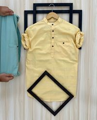 *Heavy Self print kurta full sleeves in stock* 😍 *Premium Quality Best for personal use*✅🔥 *Feel the quality*😍 *full sleeves designer article*🥳 *Size : M L XL* (ALL STANDARD SIZE) 💯 *100% rich look*😎 PRICE : *850 FREE SHIPPING* 📦🚚# *Quality A Class* 😍