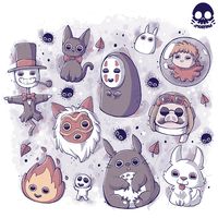 - All the nice characters from Studio Ghibli - #howlsmovingcastle #kaonashi #kodama #mononokehime #myneighbortotoro #princessmononoke #spiritedaway #studioghibli #porcorosso #cutecalcifer #kawaiitotoro #cutetotoro #mononokemask #cutestudioghibli #kawaiistudioghibli #totorocute #kakashinokabu #xmorfina #studioghiblitshirt #studioghiblidesign #studioghiblimerch #studioghiblicute #cutehaurunougokushiro #cutekakashinokabu #cuteprincejustin #cutekodama #kawaiikodama #cutekaonashi #kawaiikaonashi