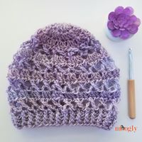 Soft, feminine, delicate, warm, and pretty – the Lavender Kisses Beanie is the perfect match to the Lavendar Kisses Cowl and a free one skein crochet pattern! Made with Red Heart Unforgettable, you can create dozens of gorgeous and unique gift sets with these free patterns on Moogly!