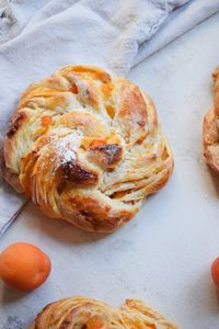 Apricot & Custard Sweet Yeasty Buns - Let's Eat Smart