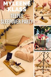 Celebrity parents are hosting VIP teepee sleepover parties at their homes for their kids. Check out the blog post to see how Myleene Klass hosted a pretty ‘spa & beauty’ themed bell tent party for her daughter. This is one of eight celebrity sleepover parties featured.