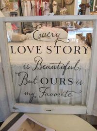 Just frame a glass for your sayings or quotes