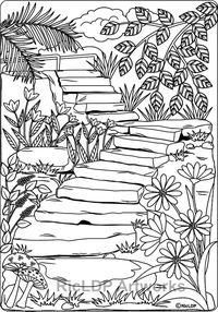 20 coloring pages #nature #coloring #pdfprintable