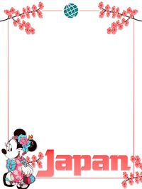 Journal Card - EPCOT - Japan - Minnie - Project Life Journal Card - Scrapbooking. ~~~~~~~~~ Size: 3x4" @ 300 dpi. This card is **Personal use only - NOT for sale/resale** Logos/clipart belong to Disney. Cherry blossoms from www.clker.com ***Click through to photobucket for more versions of this card with and without characters :) ***