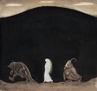 John Bauer / Among Gnomes and Trolls.1913 -John Bauer's illustrations inspire me greatly ... and this one I hadn't seen before. Time to start dreaming.