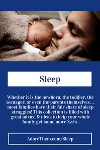 Whether it is the newborn, the toddler, the teenager, or even the parents themselves… most families have their fair share of sleep struggles! This collection is filled with great advice & ideas to help your whole family get some more Zzz’s. -- #sleep #family #parenting #parenthood #motherhood #mom #kids #teens