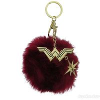 Wonder Woman Movie Pom Pom Handbag Charm Keychain