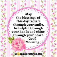 30 Good Morning Wishes With Blessings Images - Morning Greetings – Morning Quotes And Wishes Images