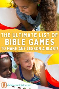 These Bible games are just what you’re looking for when you have an event or Sunday school lesson that needs a little something else!