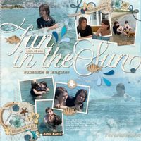 <p>The right hand side of the double page layout documenting our vacation in Croatia this August. Kits used are Ocean Bliss by Magical SCraps Galore and Lost at Sea by GingerBread Ladies plus a mask by PrelestnayaP (kids splashing).</p>