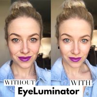 SeneGence EyeLuminator! Violet Volt & Party Pink LipSense mixed 50:50