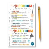 5x8 50 sheet notepad personalized with your child's name
