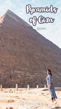Guide to explore the pyramids of Giza, Egypt | What to see in Giza | How much time to spend near the pyramids | Ticket price to visit the pyramids | Timings of the pyramids | Best place to stay near the Pyramids | What to eat in Giza | Best time to visit the pyramids | Best way to explore the #pyramids of #Egypt | Camel ride to the pyramids | Visiting the tombs at the Pyramids | Pyramids Sound and Light show | One of the seven wonders of the world | #travelblog #travelguide #thebackpacksters
