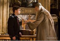 Harry Potter and the Half-Blood Prince - Publicity still of Daniel Radcliffe & Michael Gambon