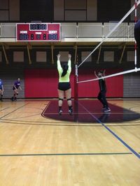 We took our partner passing drill I talked about in the last post …up another level in our passing skills progression. . . After warming up as usual with normal partner passing…with the person in front of them, they then in a group of four had to pass clockwise to the person on their right. . .