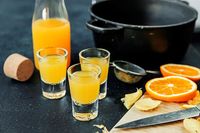 ingefærshots med appelsin og sitron