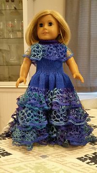 Ravelry: American Girl Doll Southern Belle Dress pattern by Elaine Phillips