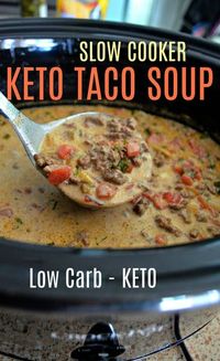 Get out your slow cooker and try this easy and DELICIOUS creamy taco soup recipe! It's warm and comforting for any day of the week.