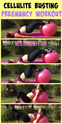 Cellulite Busting Pregnancy Workout. No gym required.