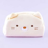 Sumikko Gurashi Fluffy Pencil Case - Neko