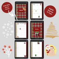 Best Digital Planner Goodnotes, Digital Planner for iPad, Undated Digital Planner, Digital Planner Noteshelf, Digital Planner Xmas Theme