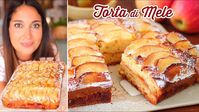 TORTA VERSATA MELE E MARMELLATA - SOFFICISSIMA - "Oggi una delle mie torte preferite: la torta versata mele e marmellata. È sofficissima con un ripieno di marmellata e mele, è buonissima! Mi raccomando provatela perchè è troppo buona e anche facilissima! Spero tanto vi piaccia". Video di Life & Chiara.