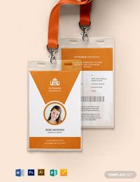 Instantly Download Campus ID Card Template, Sample & Example in Microsoft Word (DOC), Adobe Photoshop (PSD), Adobe InDesign (INDD & IDML), Apple Pages, Microsoft Publisher, Adobe Illustrator (AI) Format. Available in 2.13x3.39 inches + Bleed. Quickly Customize. Easily Editable & Printable.