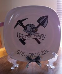DIY Plate #CoalMiner