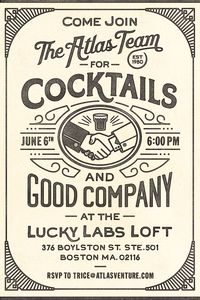 Atlas Cocktail Party - CommonerInc - type - lettering