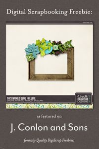 This World cluster freebie from Aimee Harrison Designs