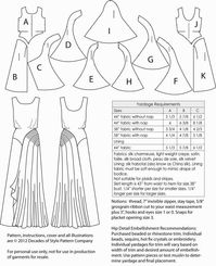 Une grande dame de la couture robe de soirée - stonemountain & fille de tissus