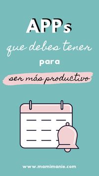 Te recomiendo 3 #apps muy buenas para que puedas ser más #productivo #productividad #organizacion #top