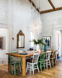 Go inside a rustic country house in rural Ontario that's furnished with eclectic, contemporary pieces to balance the historical architecture.