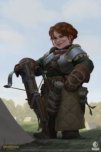 ArtStation - Pathfinder: Kingmaker - Dwarf Archer, Akim Kaliberda