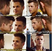 The twins. I'm beginning to like Ethan more and more