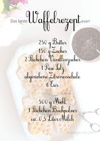 Das beste Waffelrezept ever!