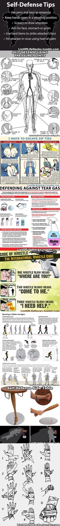 Self-defense tips
