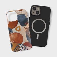 Rustic Abstract Shapes MagSafe Phone Case For iPhone 13, iPhone 13 Mini, iPhone 13 Pro & iPhone 13 Pro Max Cover With Built In Magnet