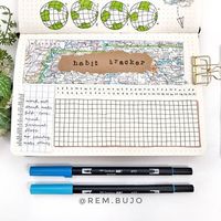 It looks like a complex🗺, but the tracker should work nicely! It is by artist @rem.bujo on IG.
✏Stationery weekly sale🔥 for just a fraction of price🛒💨🏃♀️. Visit ALotMall.com
#JournalTips #JournalInspiration #JournalInspo #bujotracker #bujohabit