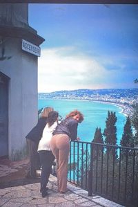 Pan Am Stewardess Tracy Cavallaro, Donna Mercurio and Cynthia Ankenbauer on layover at Nice France