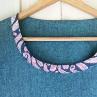 100 Acts of Sewing July – Another method for adding a bias facing – Beyond Measure