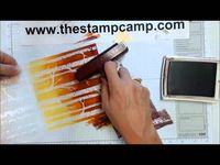 Glenda Calkins: The Stamp Camp - "Tuesday's Tips & Techniques Embossed Scenic Backgrounds - 9/14/15. (Pin#1: Backgrounds: Brayer/... Pin+: Halloween: Scenes).