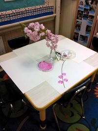 cherry blossoms provocation | provocations and play