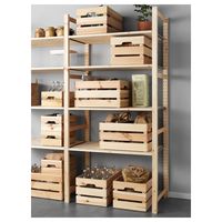 KNAGGLIG Box, pine, 18x12 ¼x9 ¾" - IKEA