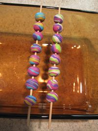 Angela Anderson Art Blog: Marbled Polymer Clay Bead Bracelets
