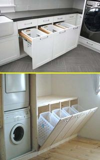 Hide a highly functional pull-out or tilt-out basket drawer.