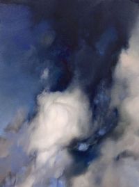 Ambera Wellman | Cloud # 32 | Oil on Wood | 16" x 12" | 2010