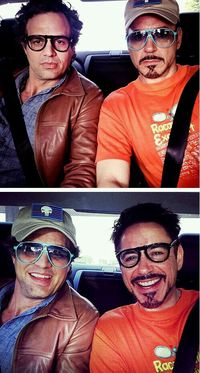 Mark Ruffalo and RDJ