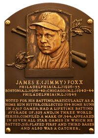 Foxx, Jimmie | Baseball Hall of Fame